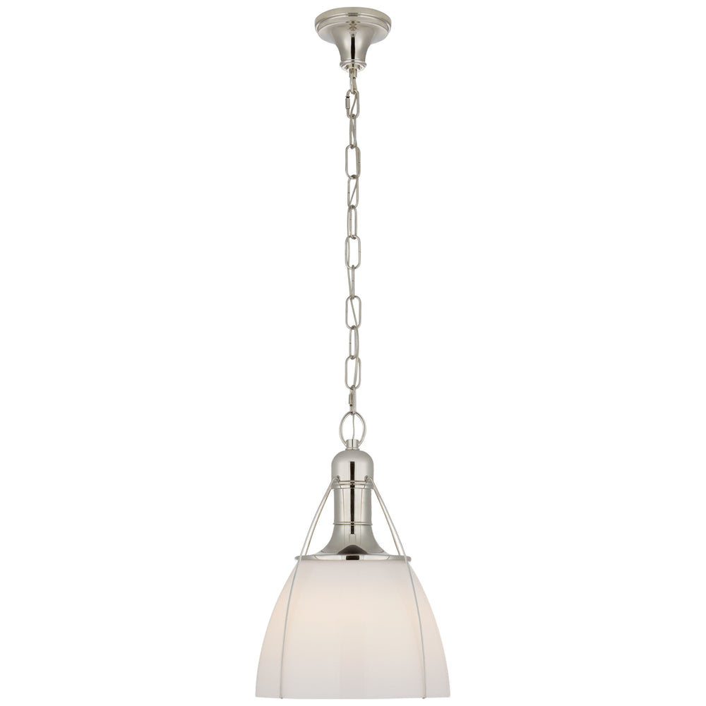 Visual Comfort Signature Canada - One Light Pendant - Prestwick - Polished Nickel- Union Lighting Luminaires Decor