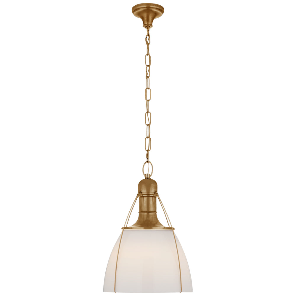 Visual Comfort Signature Canada - One Light Pendant - Prestwick - Antique-Burnished Brass- Union Lighting Luminaires Decor