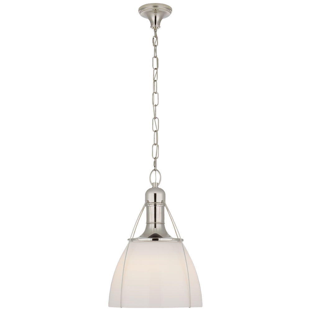 Visual Comfort Signature Canada - One Light Pendant - Prestwick - Polished Nickel- Union Lighting Luminaires Decor