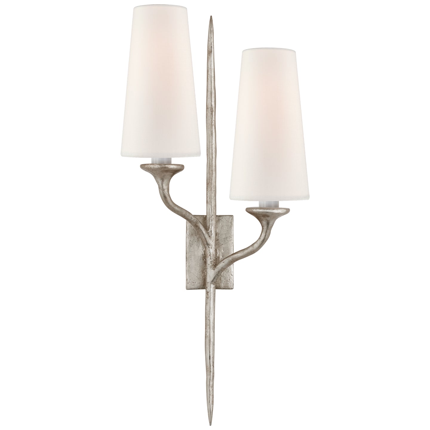 Visual Comfort Signature Canada - Two Light Wall Sconce - Iberia - Burnished Silver Leaf- Union Lighting Luminaires Decor