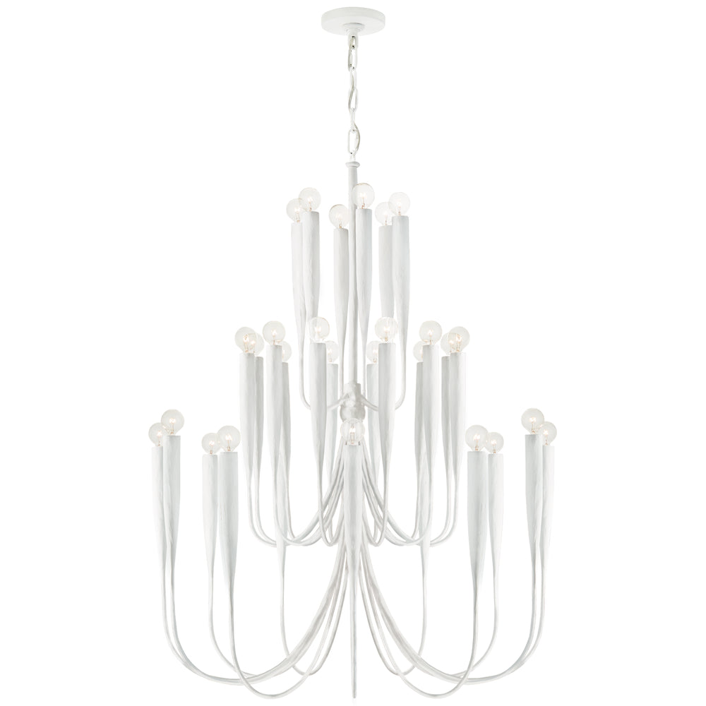 Visual Comfort Signature Canada - 30 Light Chandelier - Acadia - Plaster White- Union Lighting Luminaires Decor