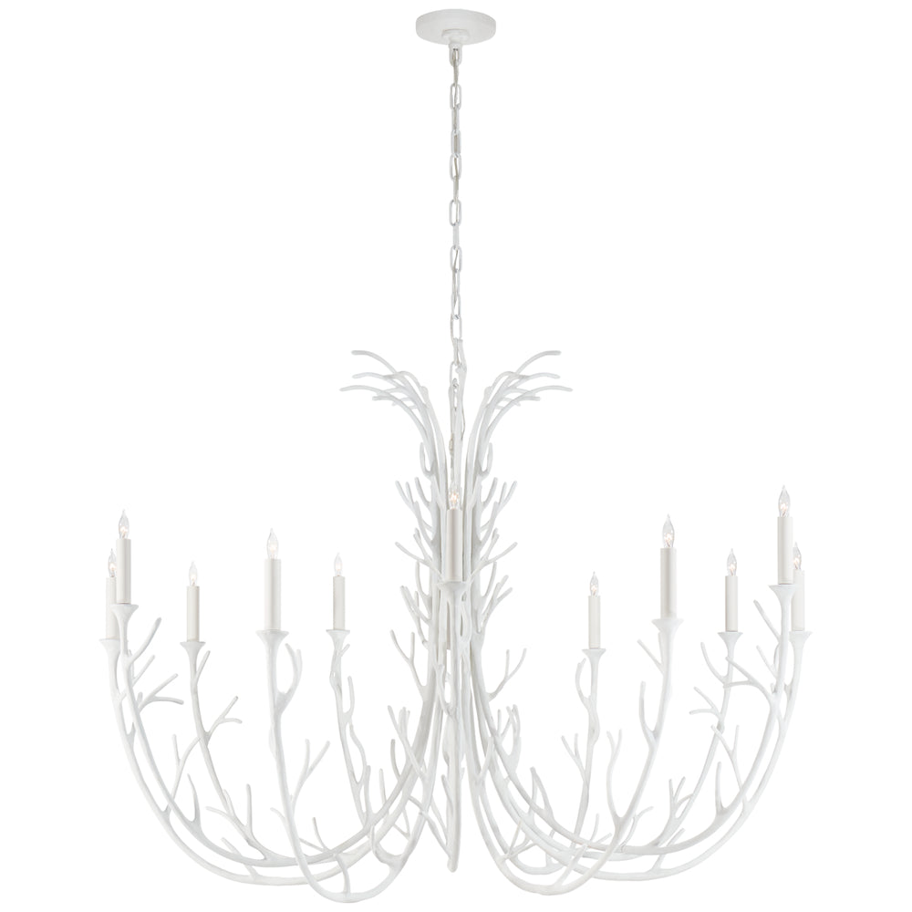 Visual Comfort Signature Canada - 12 Light Chandelier - Silva - Plaster White- Union Lighting Luminaires Decor