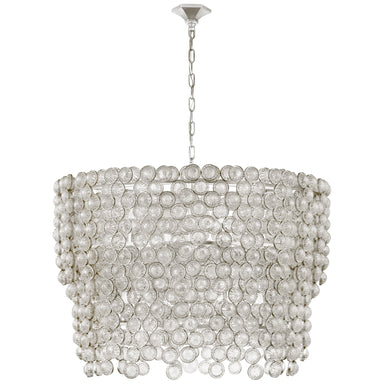 Visual Comfort Signature Canada - 12 Light Chandelier - Milazzo - Burnished Silver Leaf- Union Lighting Luminaires Decor