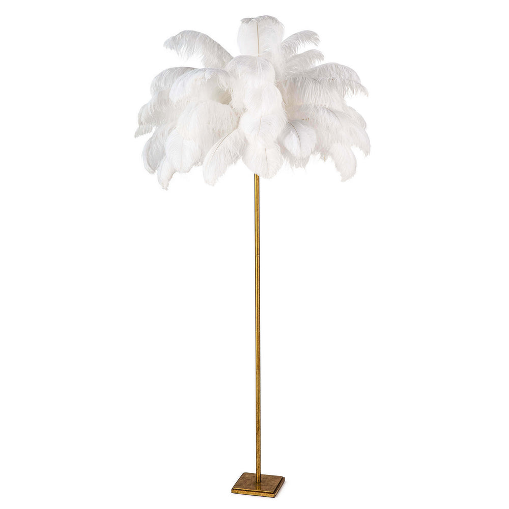 Regina Andrew - One Light Floor Lamp - Josephine - Antique Gold Leaf- Union Lighting Luminaires Decor