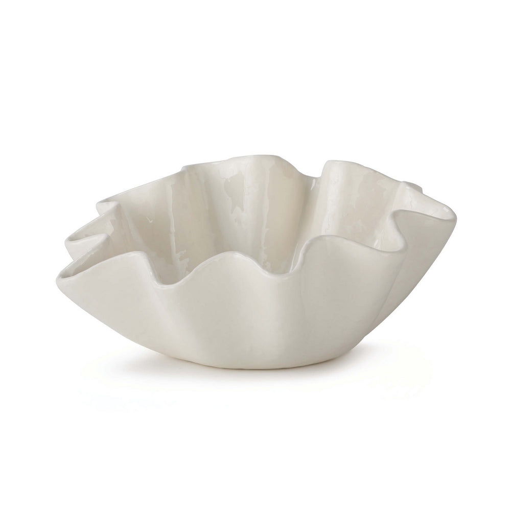 Regina Andrew - Bowl - Ruffle - Ivory- Union Lighting Luminaires Decor