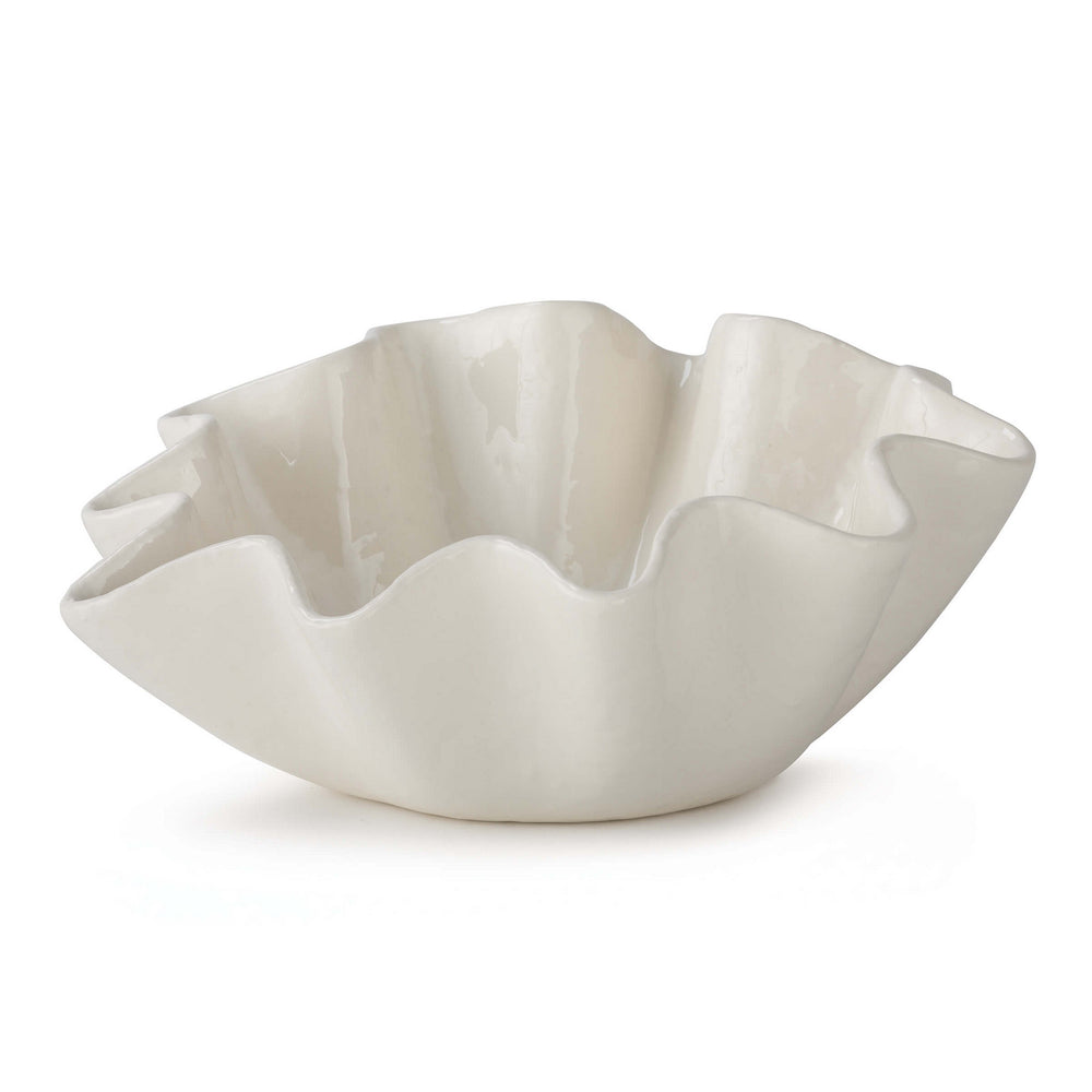 Regina Andrew - Bowl - Ruffle - Ivory- Union Lighting Luminaires Decor