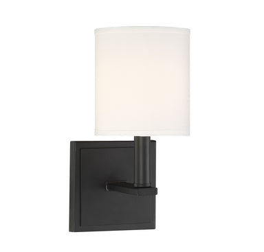 Savoy House - One Light Wall Sconce - Waverly - Matte Black- Union Lighting Luminaires Decor