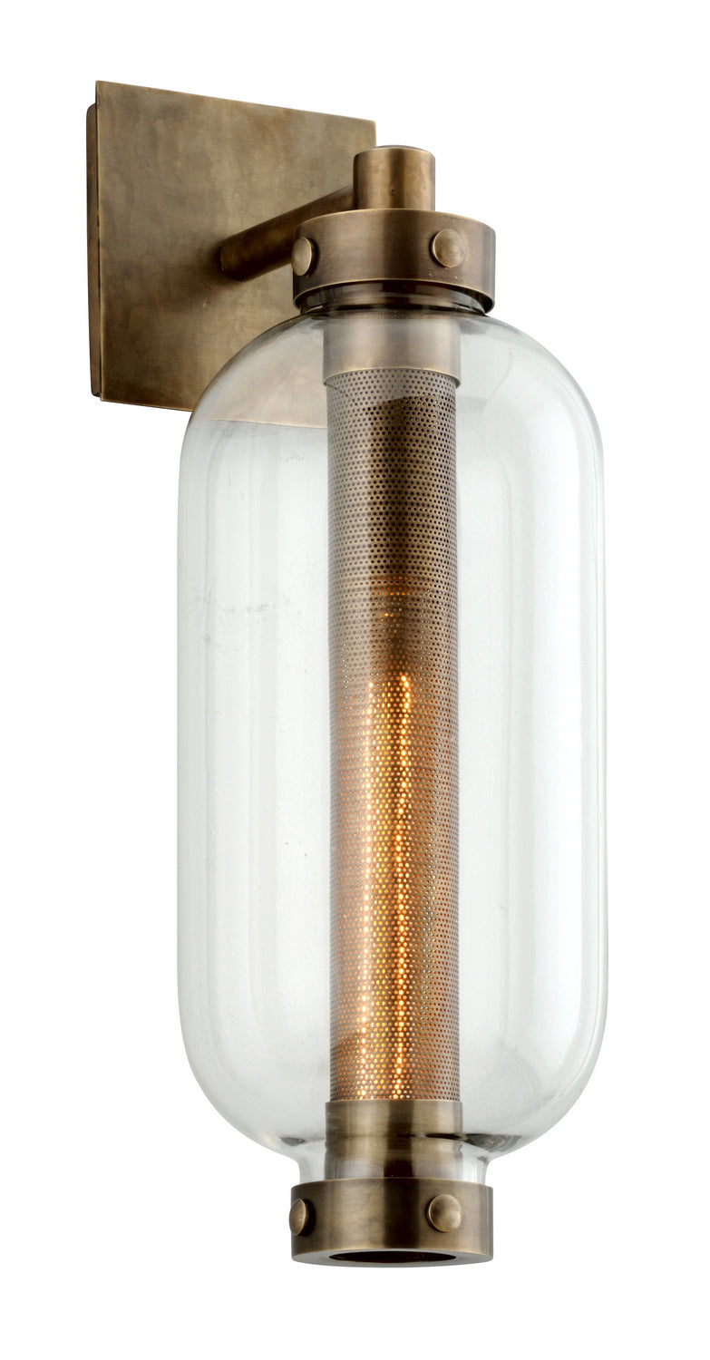 Troy Lighting - One Light Wall Sconce - Atwater - Vintage Brass- Union Lighting Luminaires Decor