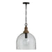Capital Lighting - One Light Pendant - Inglewood - Grey Wash and Dark Pewter- Union Lighting Luminaires Decor