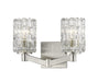 Z-Lite Canada - Two Light Vanity - Aubrey - Brushed Nickel- Union Lighting Luminaires Decor