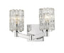 Z-Lite Canada - Two Light Vanity - Aubrey - Chrome- Union Lighting Luminaires Decor