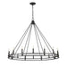 Z-Lite Canada - 16 Light Chandelier - Dennison - Matte Black- Union Lighting Luminaires Decor