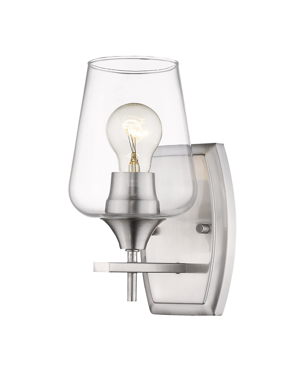 Z-Lite Canada - One Light Wall Sconce - Joliet - Brushed Nickel- Union Lighting Luminaires Decor