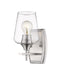 Z-Lite Canada - One Light Wall Sconce - Joliet - Brushed Nickel- Union Lighting Luminaires Decor