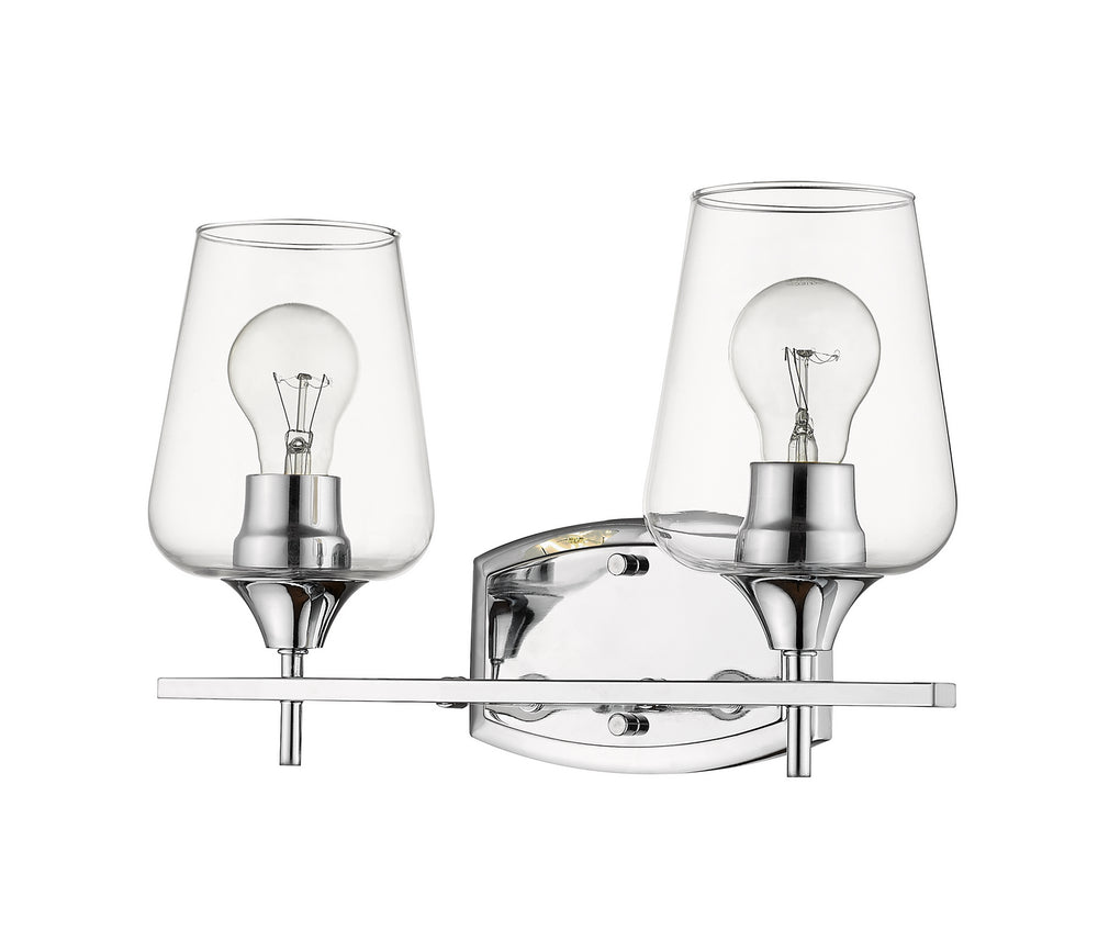 Z-Lite Canada - Two Light Vanity - Joliet - Chrome- Union Lighting Luminaires Decor