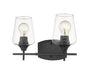 Z-Lite Canada - Two Light Vanity - Joliet - Matte Black- Union Lighting Luminaires Decor