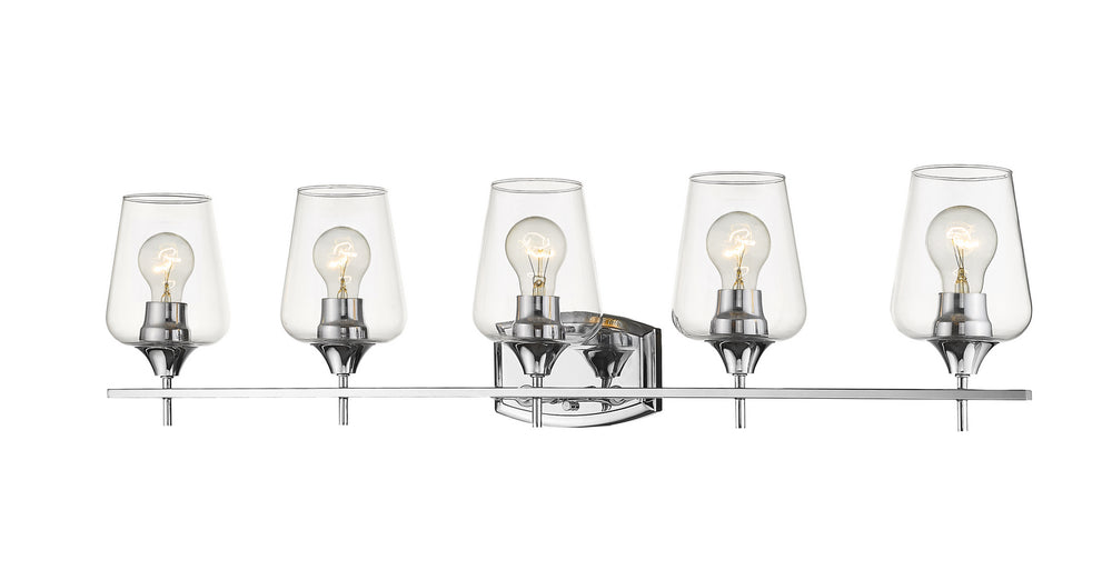 Z-Lite Canada - Five Light Vanity - Joliet - Chrome- Union Lighting Luminaires Decor