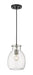 Z-Lite Canada - One Light Mini Pendant - Bella - Matte Black / Brushed Nickel- Union Lighting Luminaires Decor