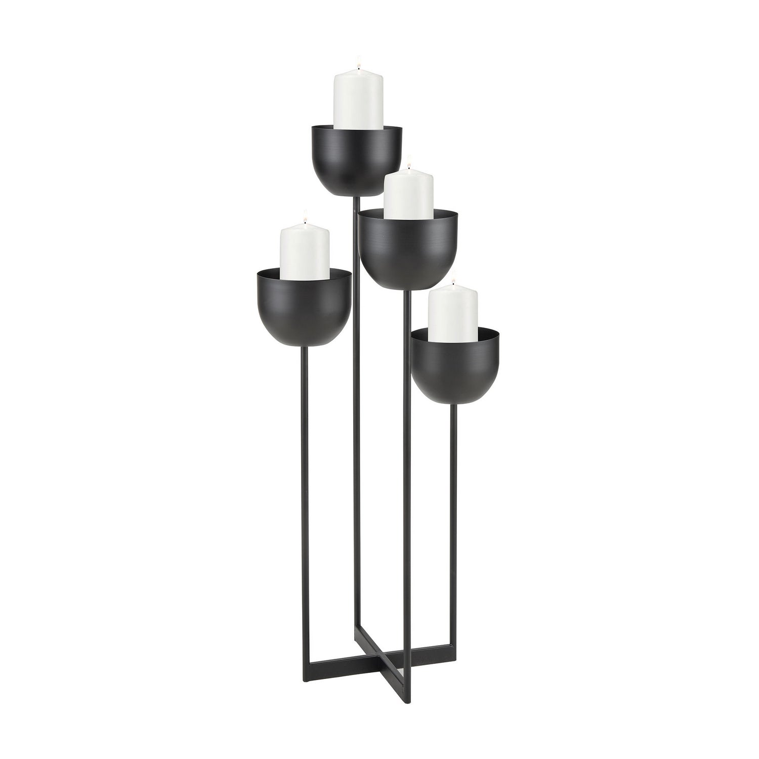 ELK Home - Candle Holder - Tulip - Matte Black- Union Lighting Luminaires Decor