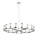 Alora Canada - 18 Light Chandelier - Revolve - Clear Glass/Natural Brass|Clear Glass/Polished Nickel|Clear Glass/Urban Bronze- Union Lighting Luminaires Decor