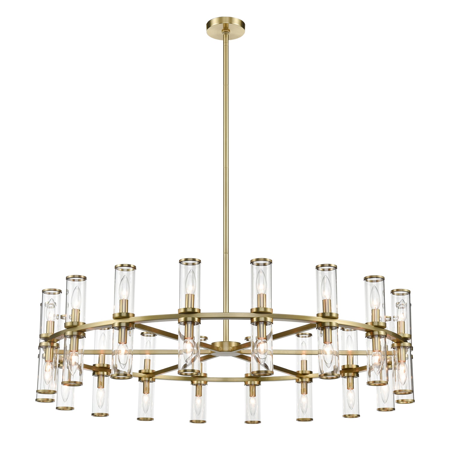 Alora Canada - 36 Light Chandelier - Revolve - Clear Glass/Natural Brass|Clear Glass/Polished Nickel|Clear Glass/Urban Bronze- Union Lighting Luminaires Decor