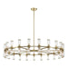 Alora Canada - 42 Light Chandelier - Revolve - Clear Glass/Natural Brass|Clear Glass/Polished Nickel|Clear Glass/Urban Bronze- Union Lighting Luminaires Decor