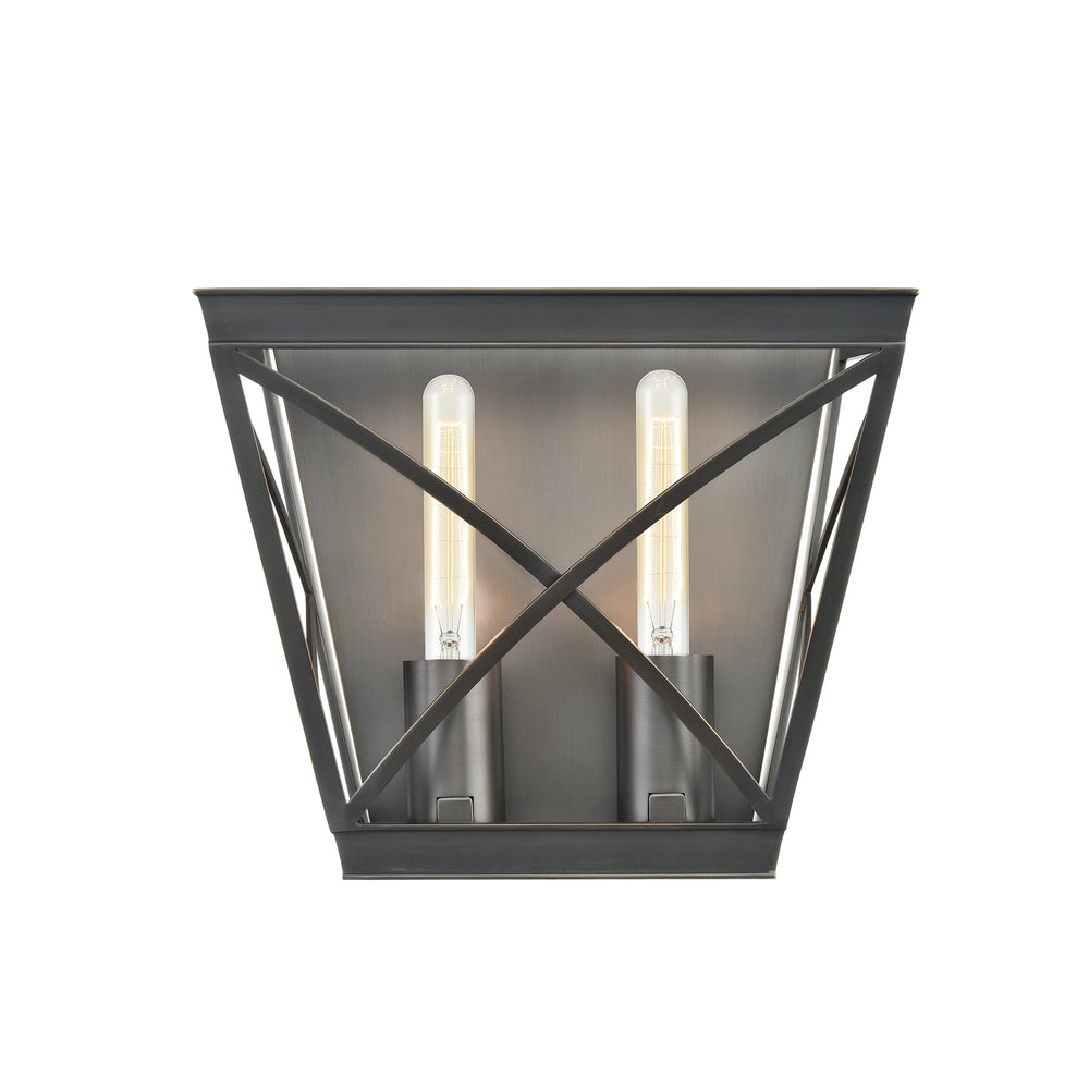 Alora Canada - Two Light Bathroom Fixture - Lattice - Urban Bronze|Vintage Brass- Union Lighting Luminaires Decor
