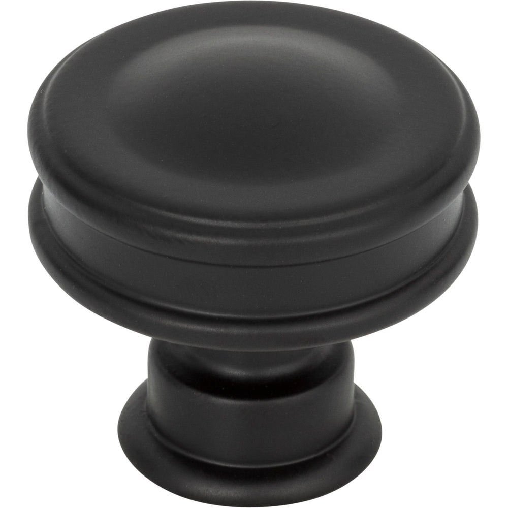 Atlas - Hardware - Oskar Knob - Matte Black - Union Lighting Luminaires Decor