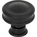 Atlas - Hardware - Oskar Knob - Matte Black - Union Lighting Luminaires Decor