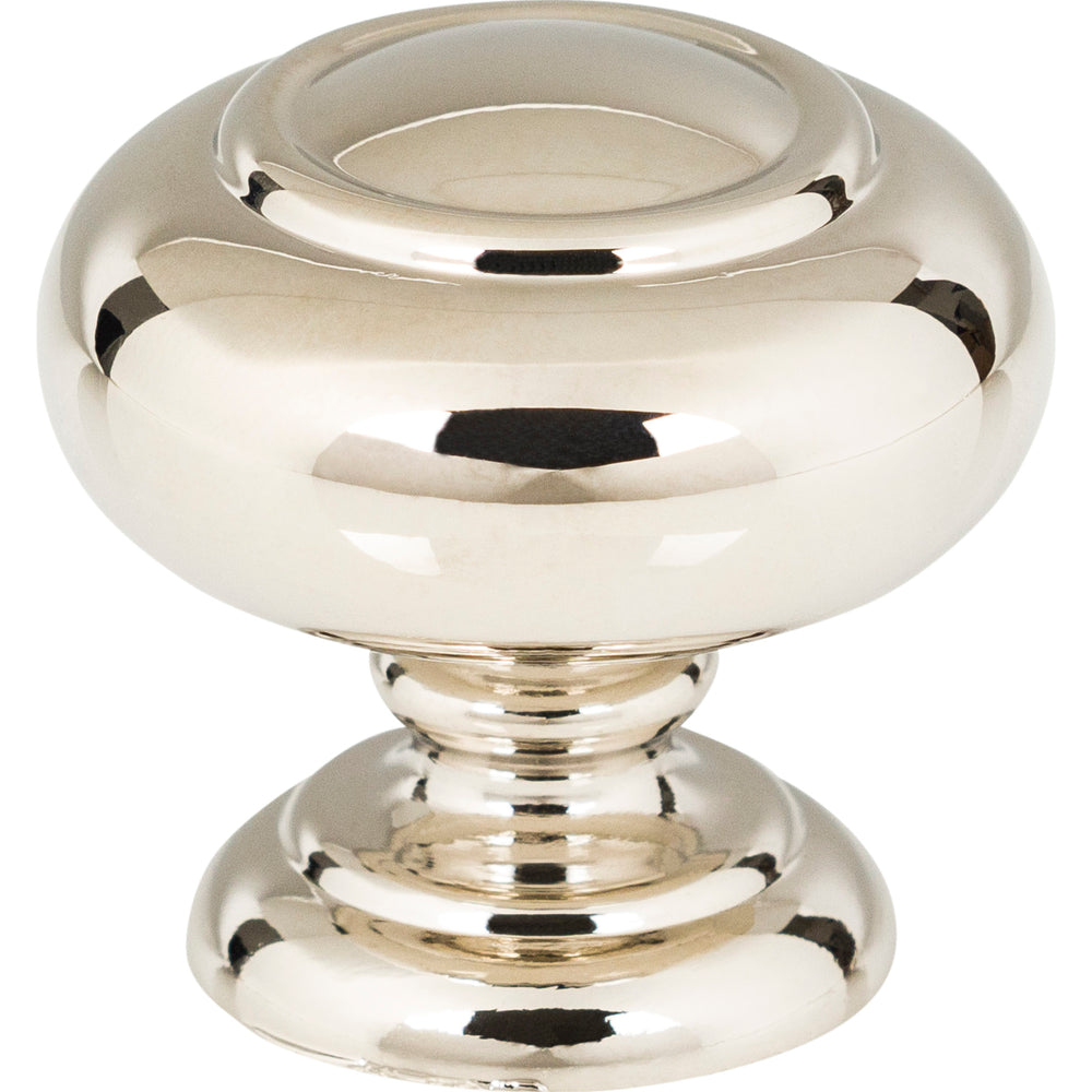 Atlas - Hardware - Victoria Knob - Polished Nickel - Union Lighting Luminaires Decor