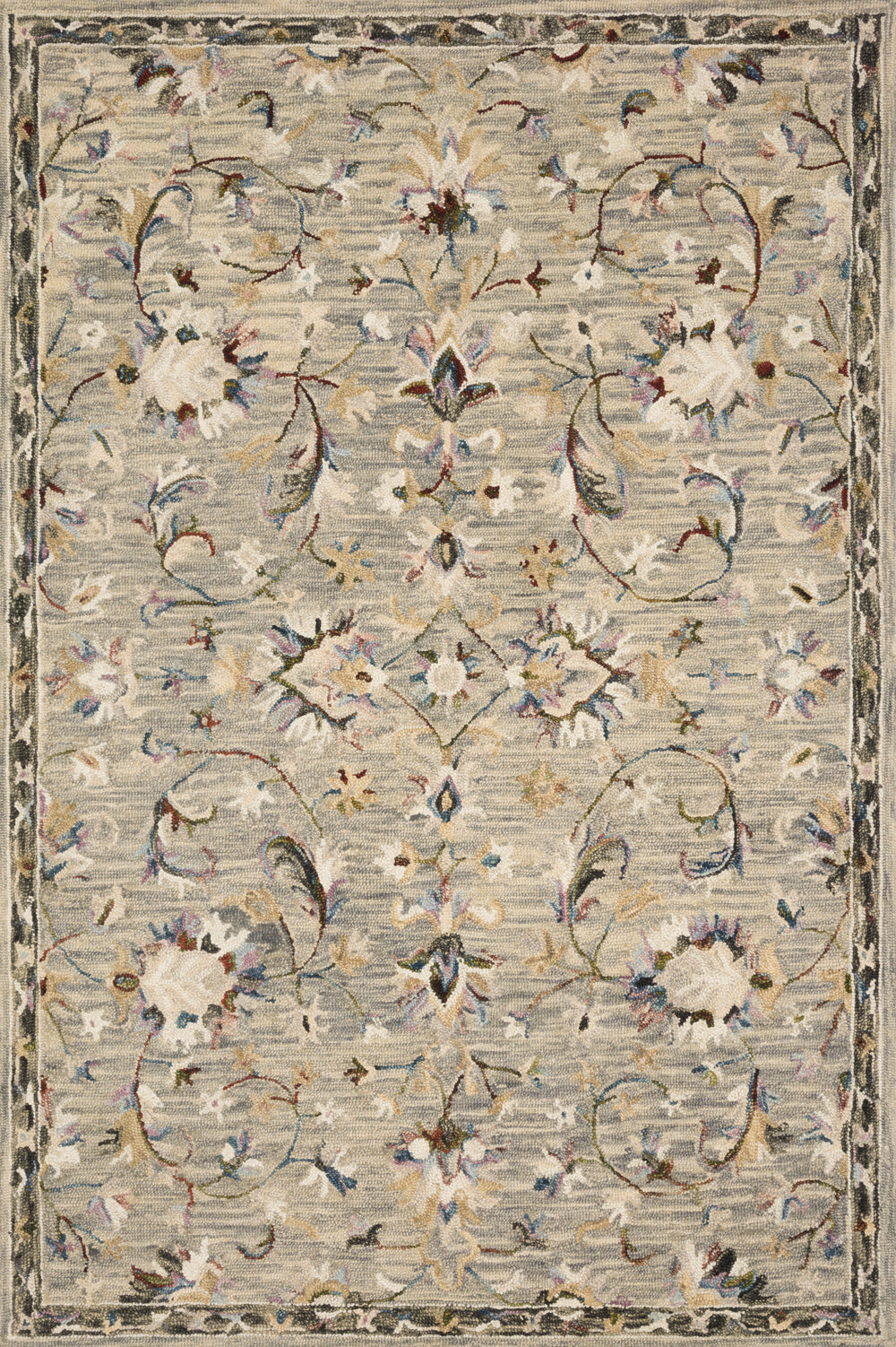 Loloi - Area Rug - Beatty Grey/Multi Rug - Union Lighting Luminaires Décor