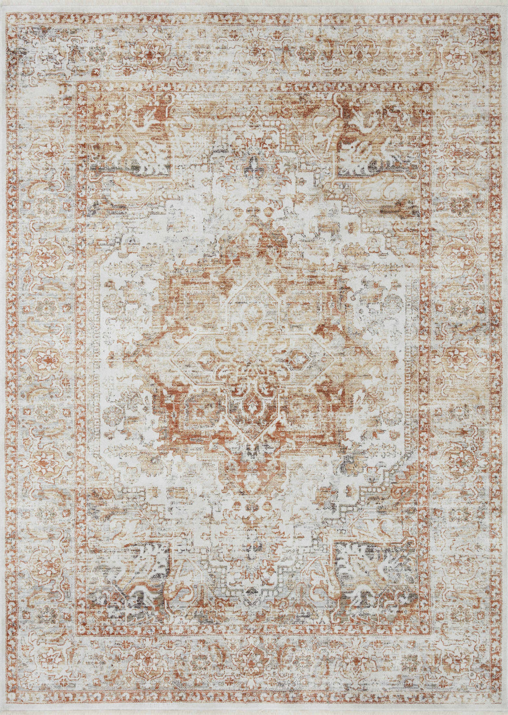Loloi - Area Rug - Bonney Ivory/Sunset Rug - Union Lighting Luminaires Décor