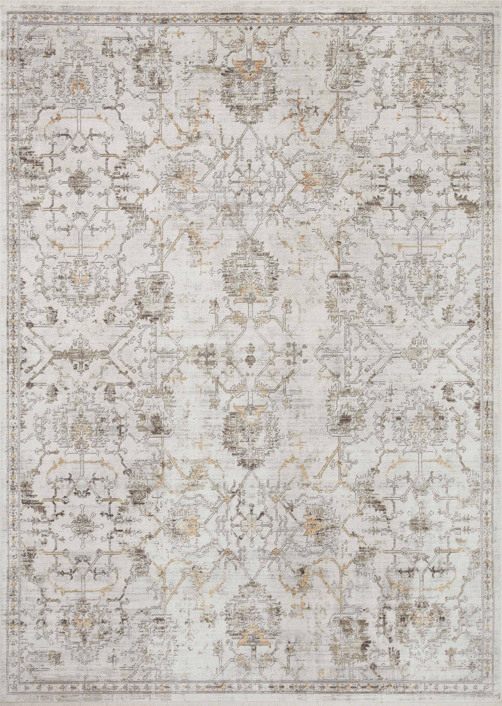 Loloi - Area Rug - Bonney Ivory/Dove Rug - Union Lighting Luminaires Décor