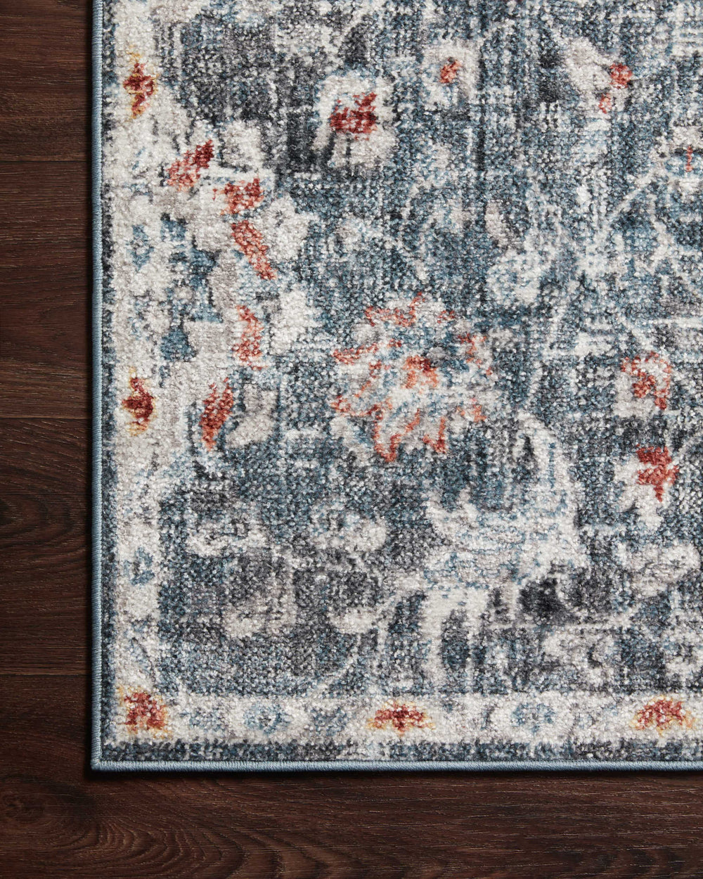 CSN-04 Cassandra Blue/Rust Rug
