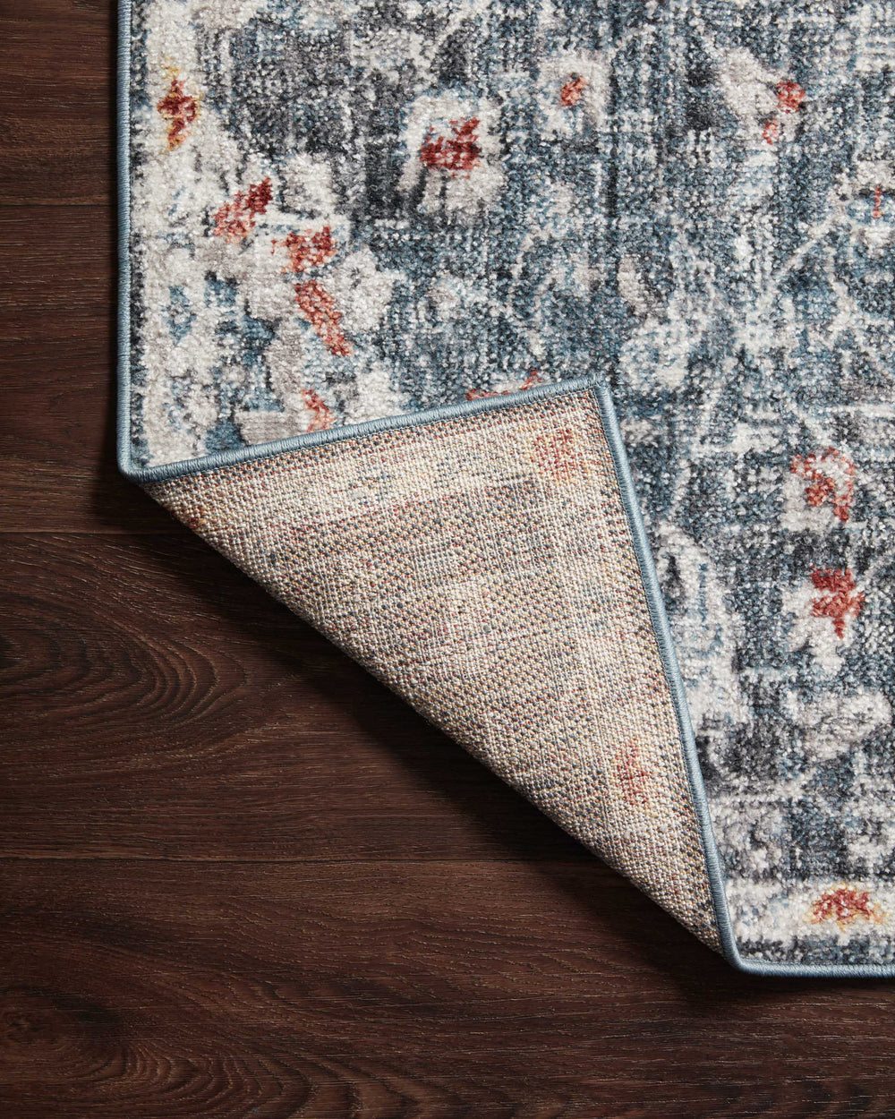 CSN-04 Cassandra Blue/Rust Rug