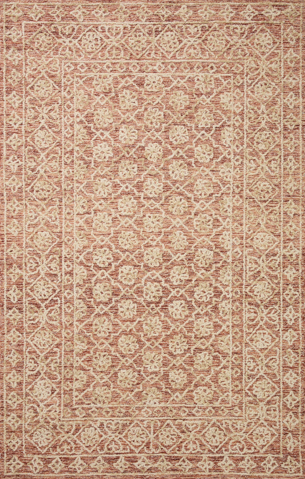 Loloi - Area Rug - Cecelia Rust/Natural Rug - Union Lighting Luminaires Décor