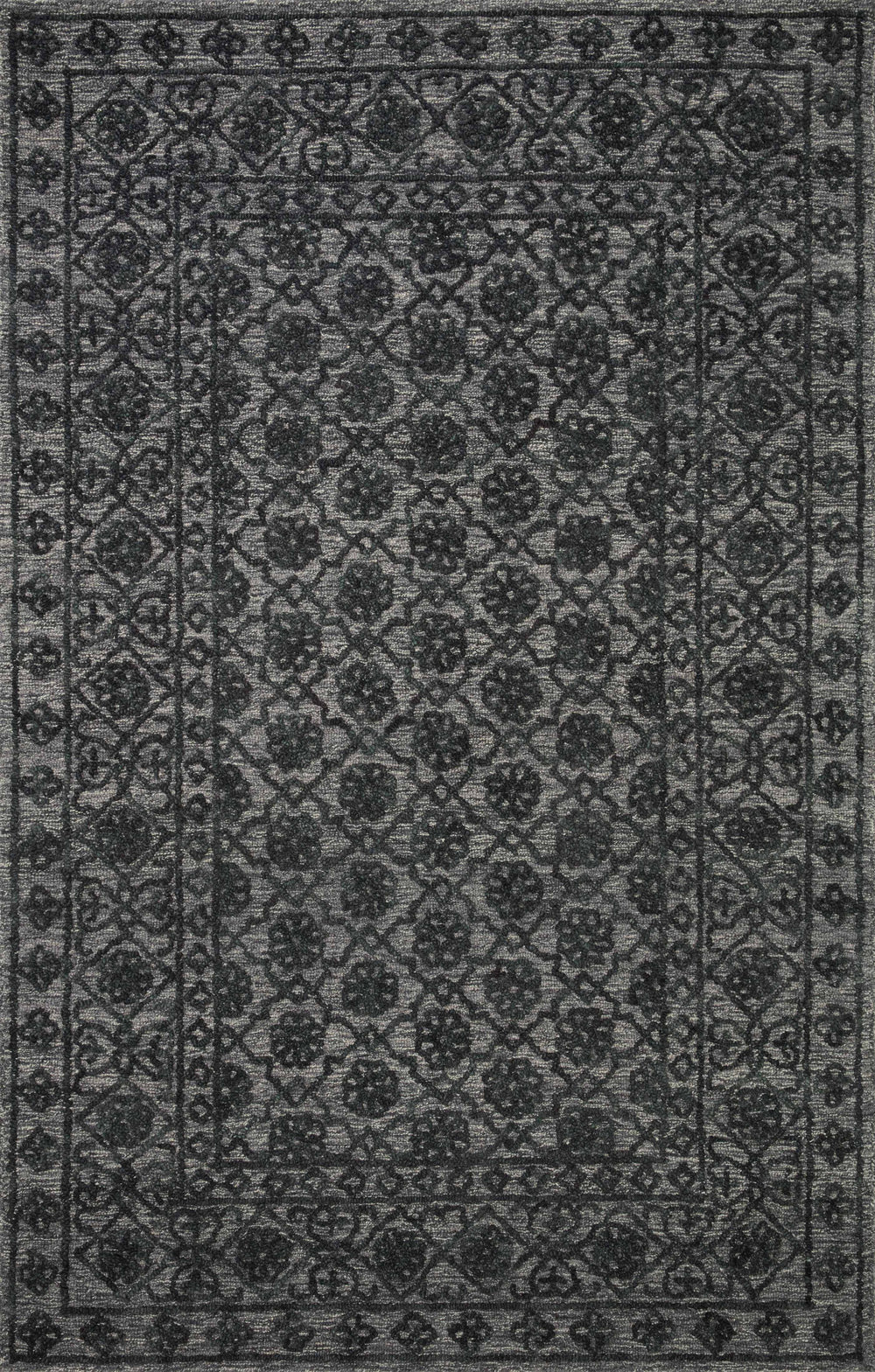 Loloi - Area Rug - Cecelia Smoke/Dk.Grey Rug - Union Lighting Luminaires Décor
