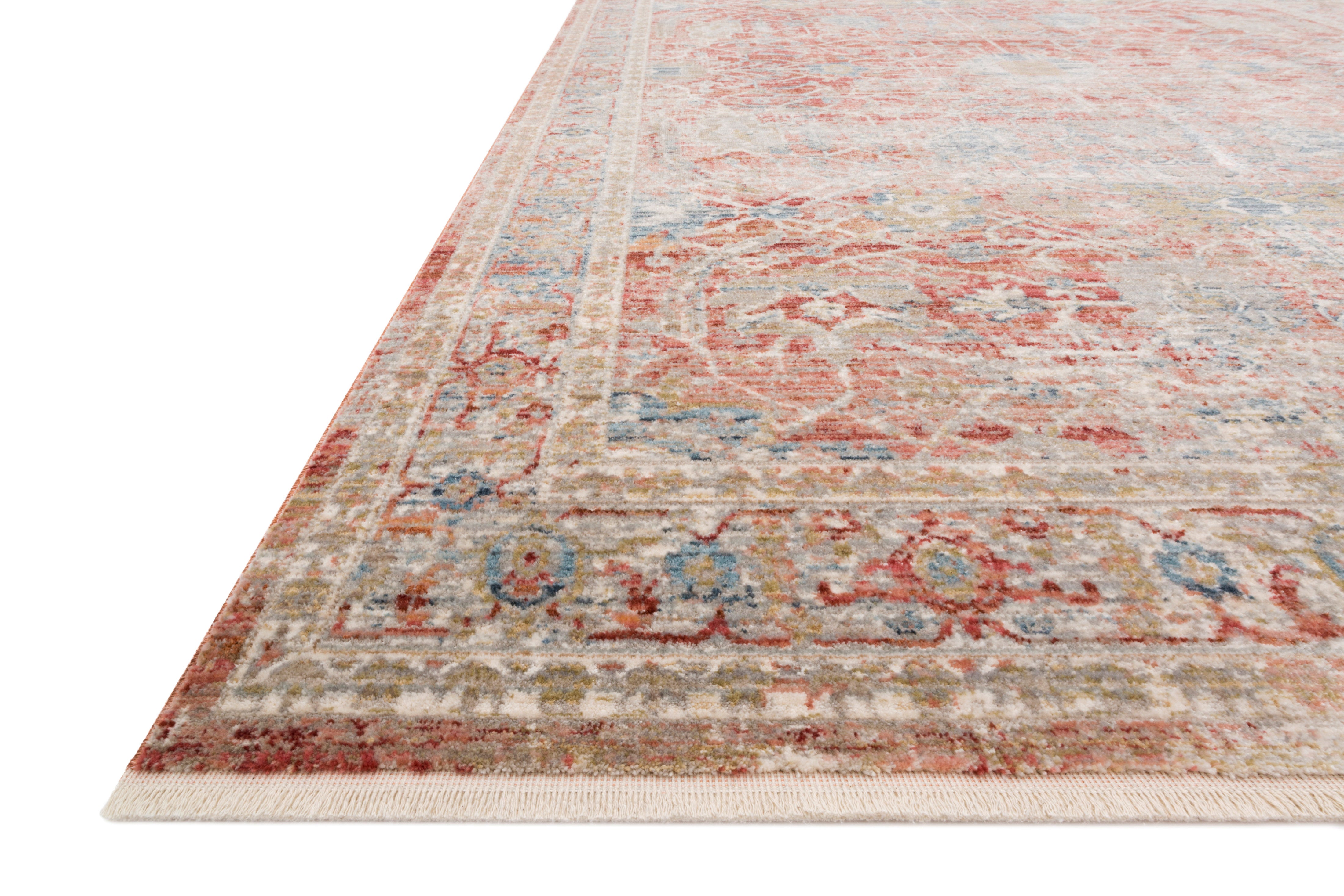 CLE-01 Claire Red/Ivory Rug