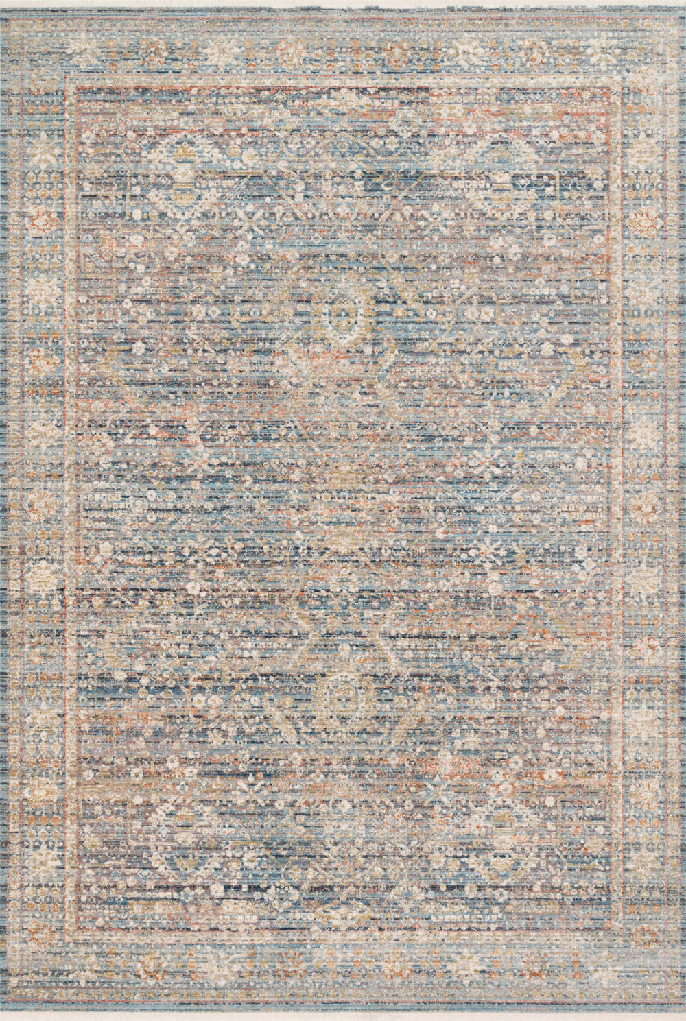 Loloi - Area Rug - Claire Blue/Sunset Rug - Union Lighting Luminaires Décor