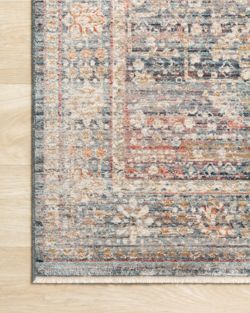 Cle-06 Claire Blue / Sunset Rug