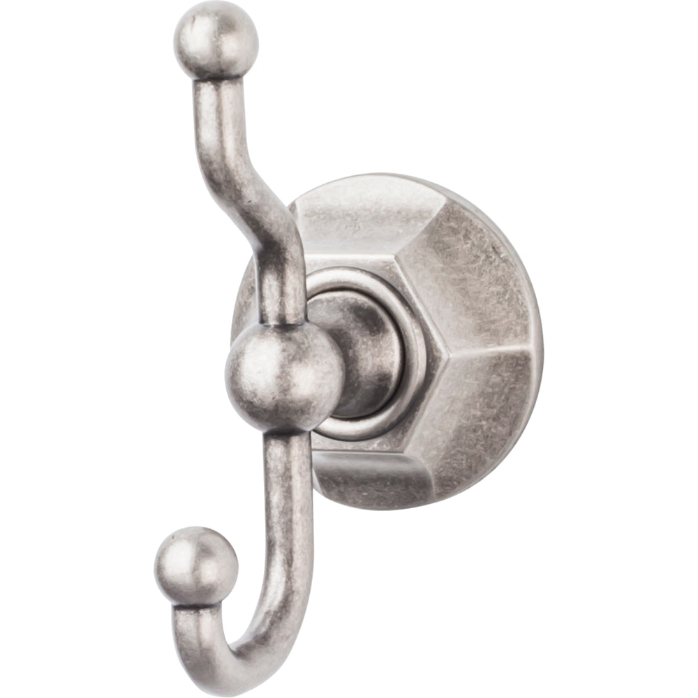 Top Knobs - Hardware - Edwardian Bath Double Hook - Polished Chrome - Union Lighting Luminaires Décor