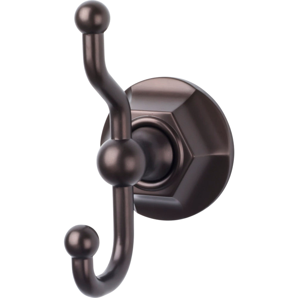 Top Knobs - Hardware - Edwardian Bath Double Hook - Brushed Satin Nickel - Union Lighting Luminaires Décor