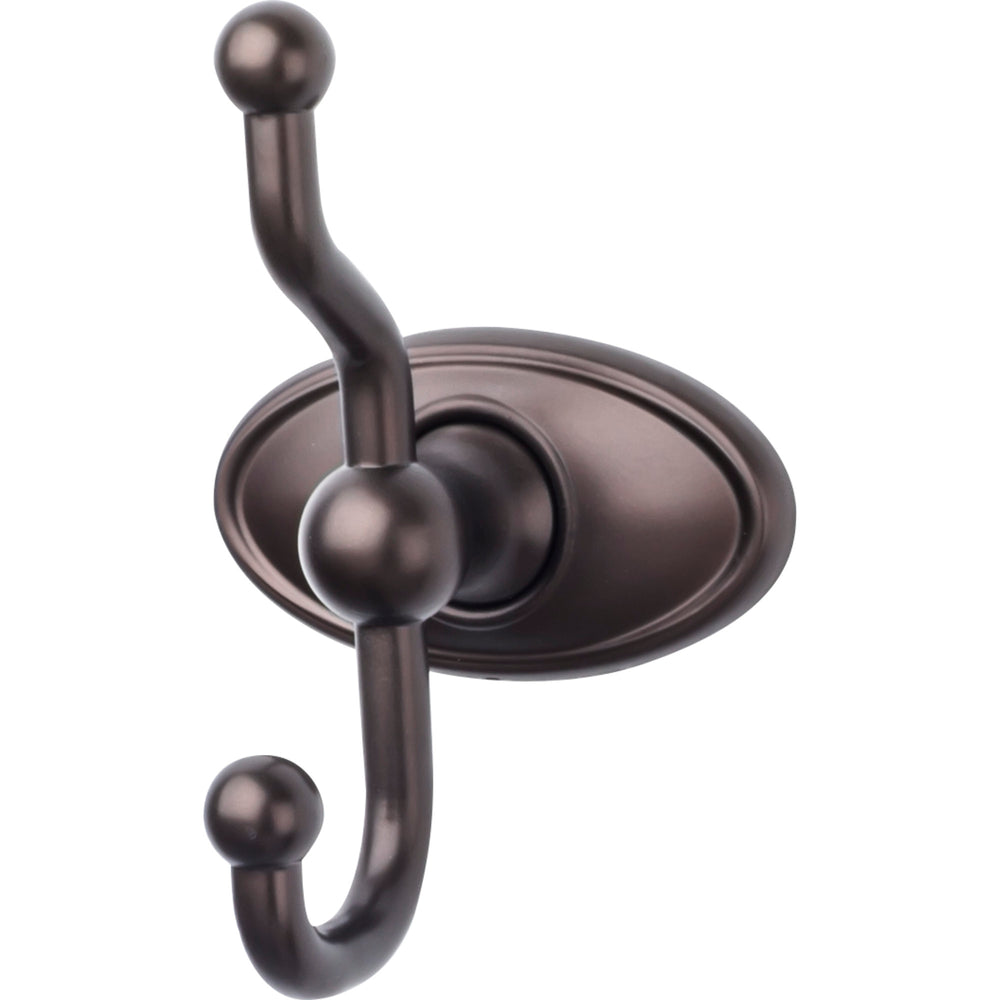 Top Knobs - Hardware - Edwardian Bath Double Hook - Polished Chrome - Union Lighting Luminaires Décor