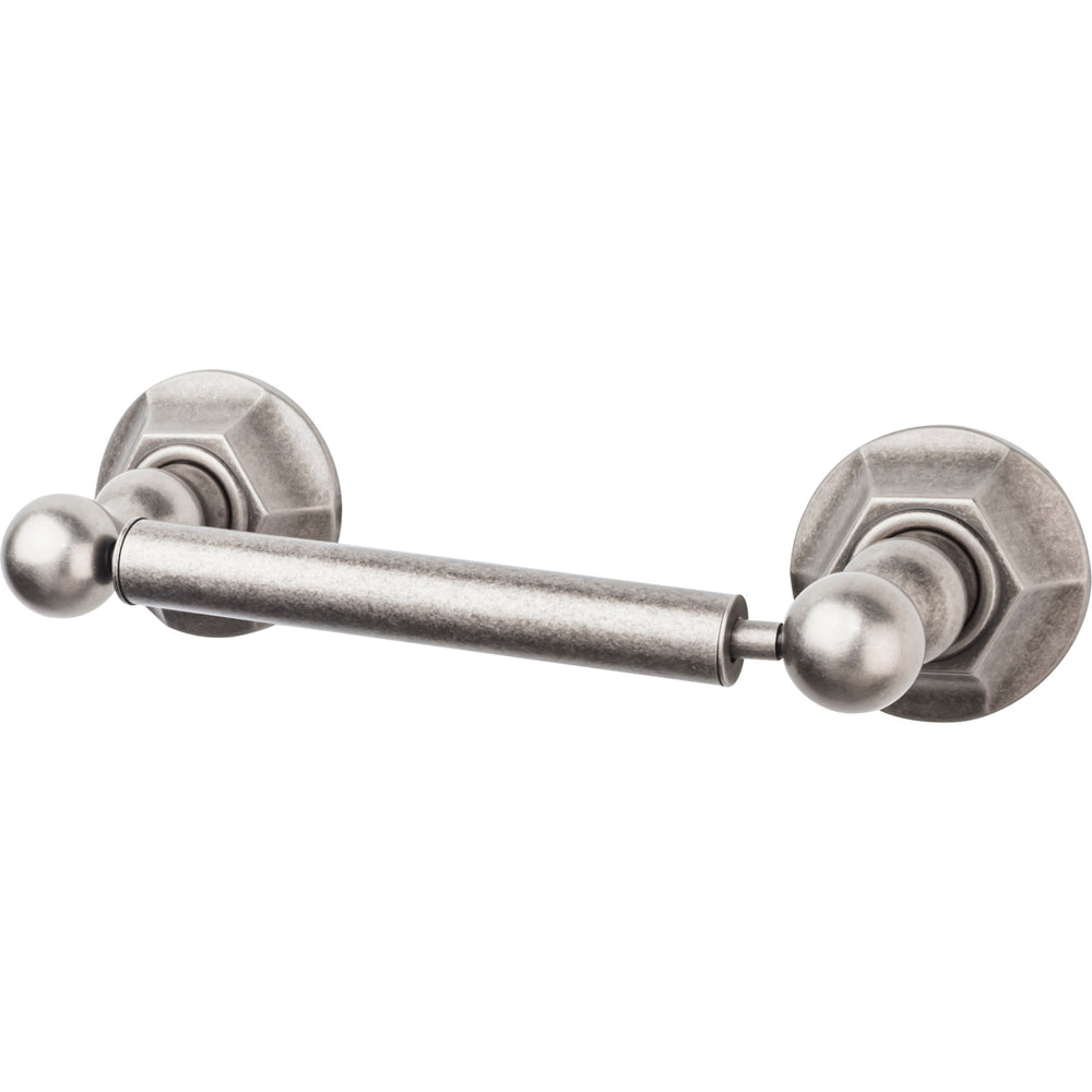 Top Knobs - Hardware - Edwardian Bath Tissue Holder - Brushed Satin Nickel - Union Lighting Luminaires Décor