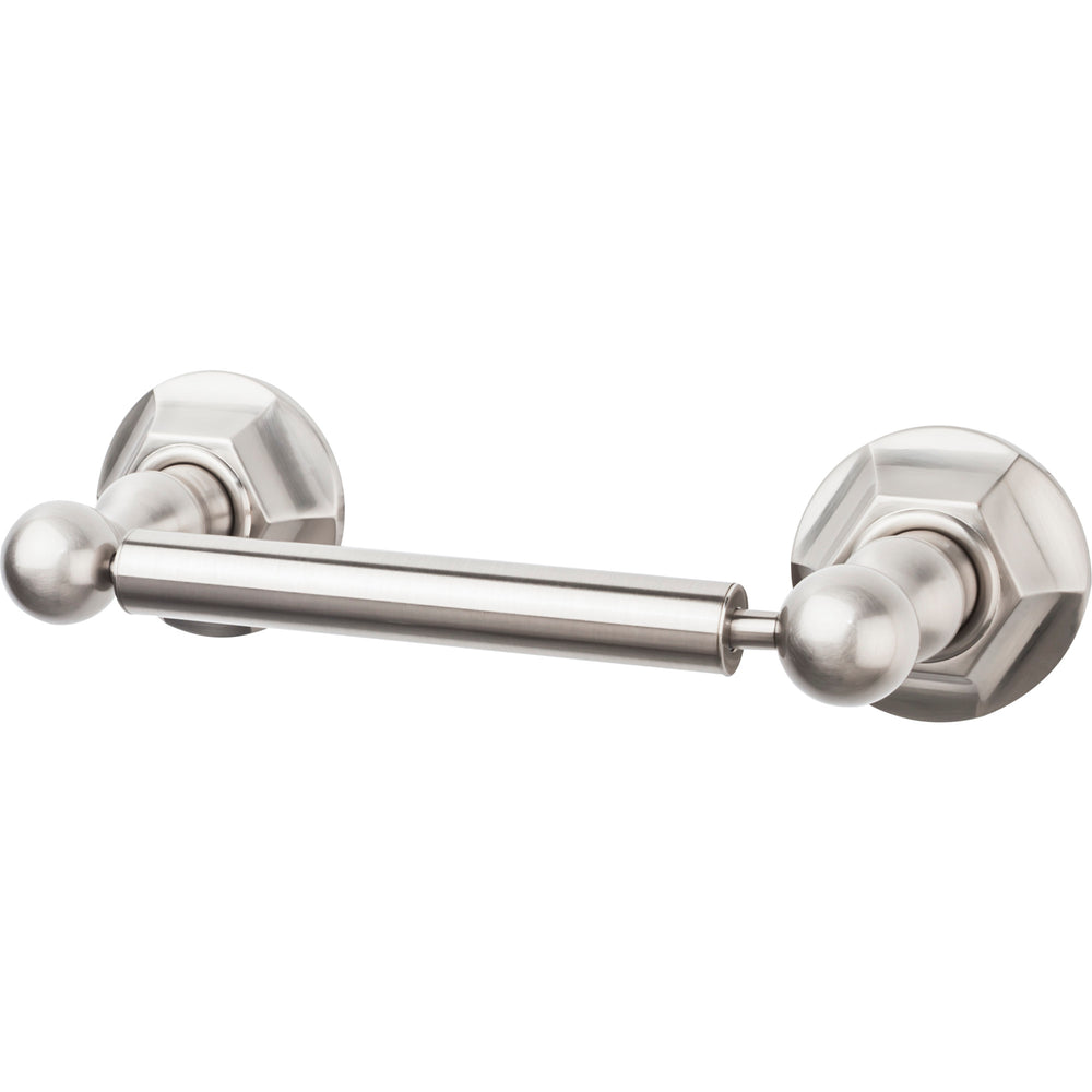 Top Knobs - Hardware - Edwardian Bath Tissue Holder - Polished Chrome - Union Lighting Luminaires Décor