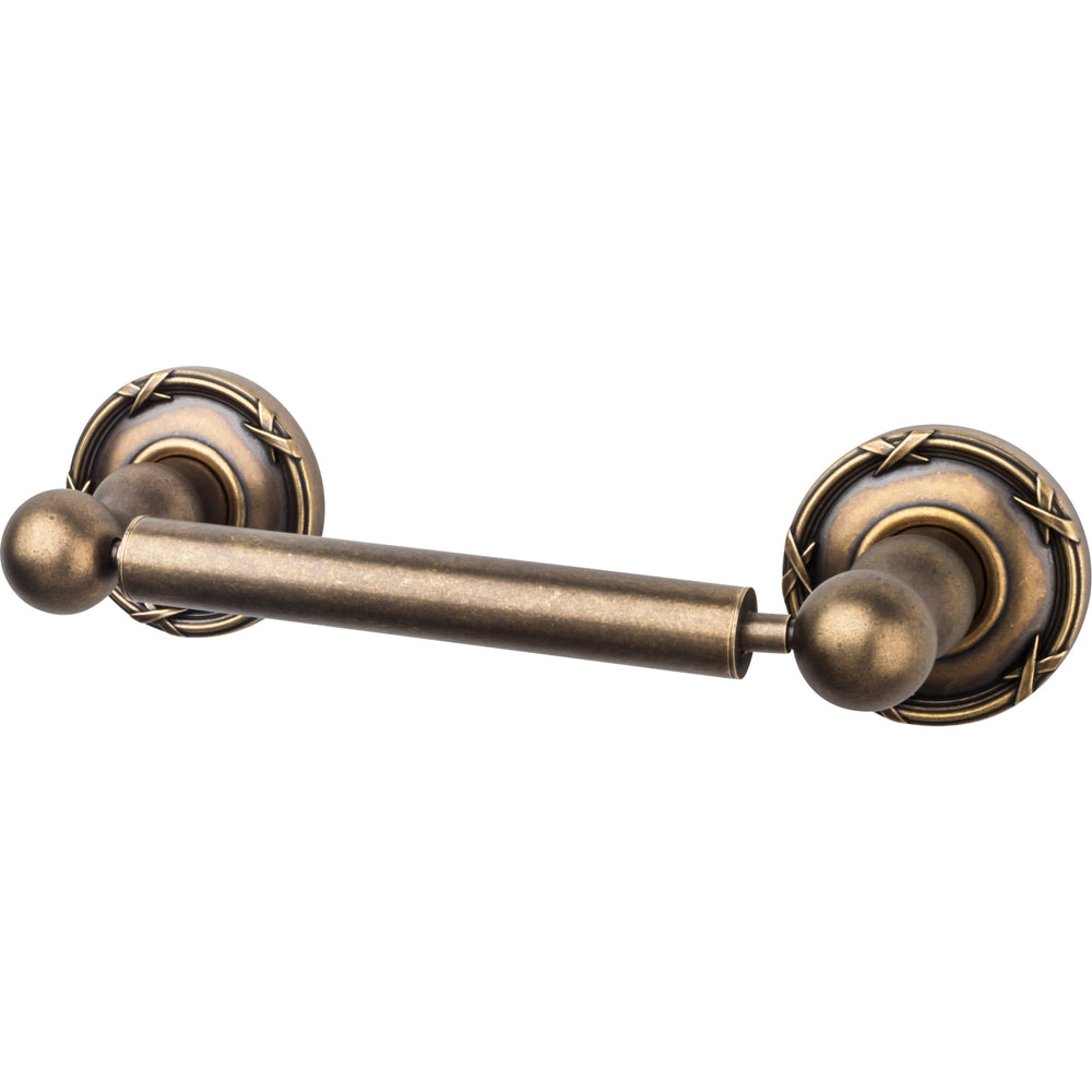 Top Knobs - Hardware - Edwardian Bath Tissue Holder - Polished Chrome - Union Lighting Luminaires Décor