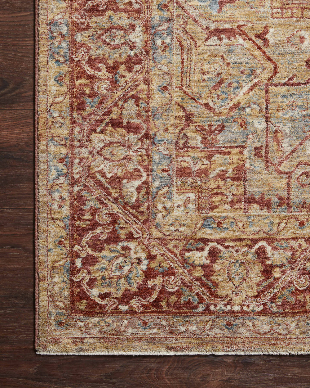 GAA-01 Gaia Gold / Brick Rug