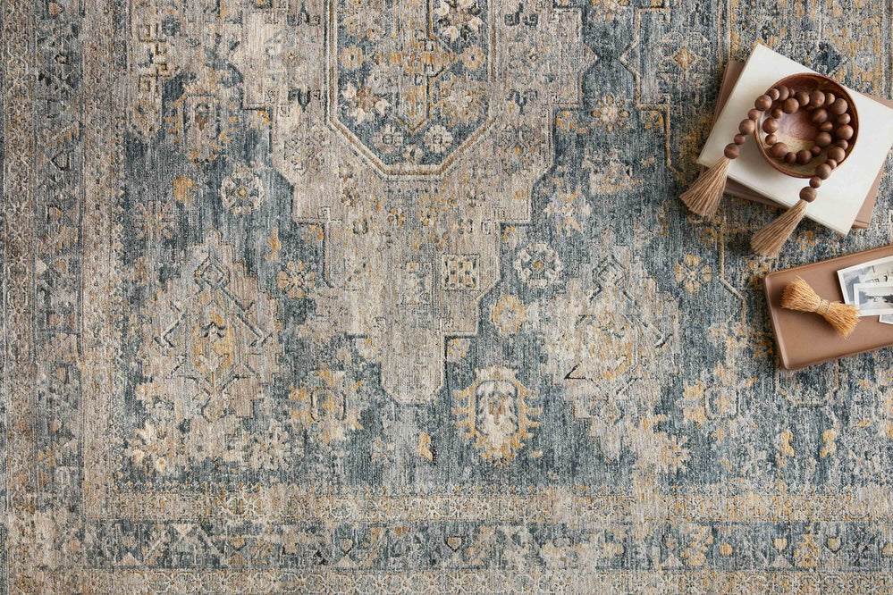 GAA-02 Gaia Denim / Taupe Tapis