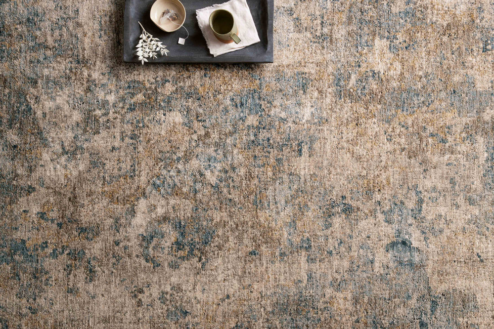 Gaia Taupe / Denim Rug (GAA-03)