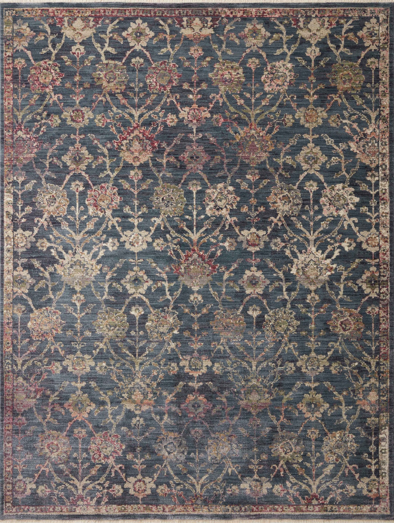 Tapis bleu